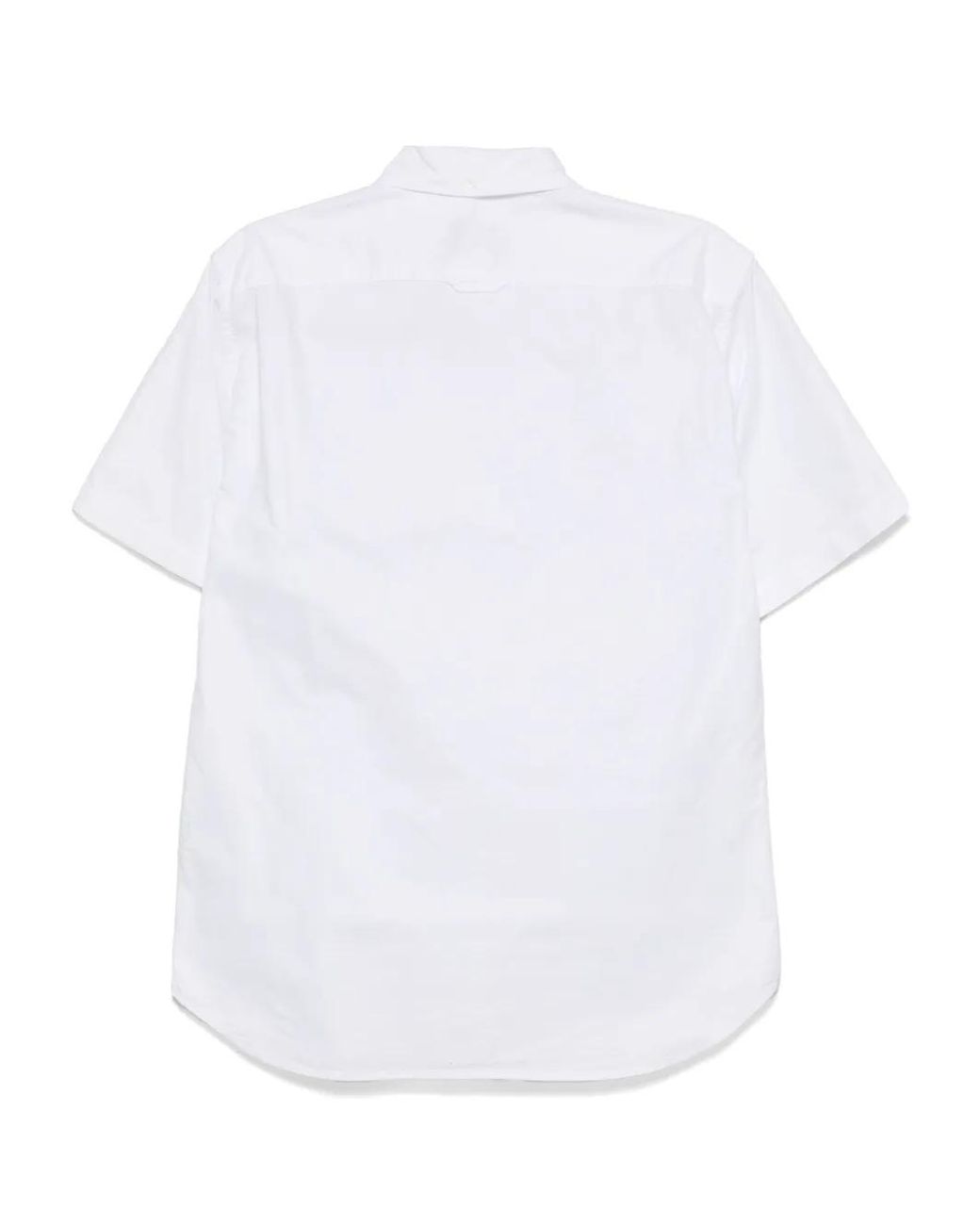 Chocoolate White Logo-Patch Shirt for men