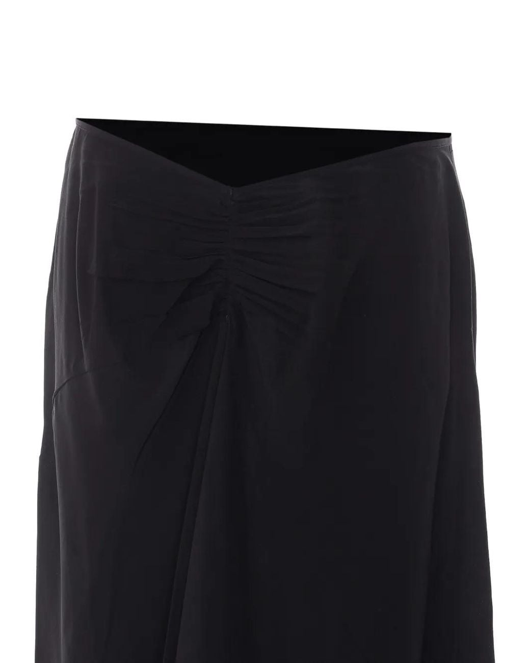 Isabel Marant Black Laren Ruched Skirt