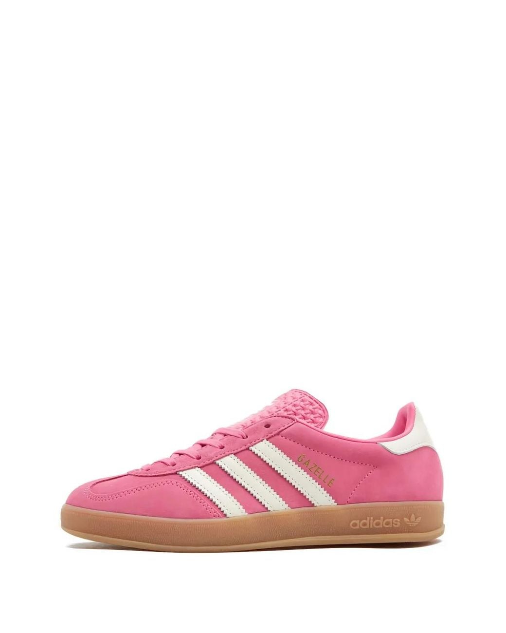Adidas Pink Gazelle Logo-Print Sneakers