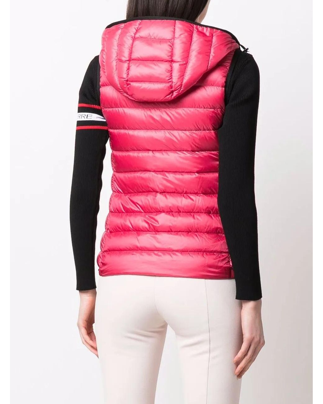 Moncler Pink Glyco Padded Sleeveless Gilet