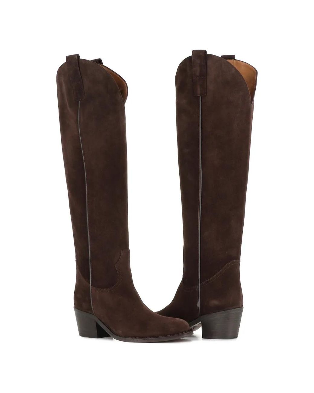 SALLE DE MODE Brown Suede Boots
