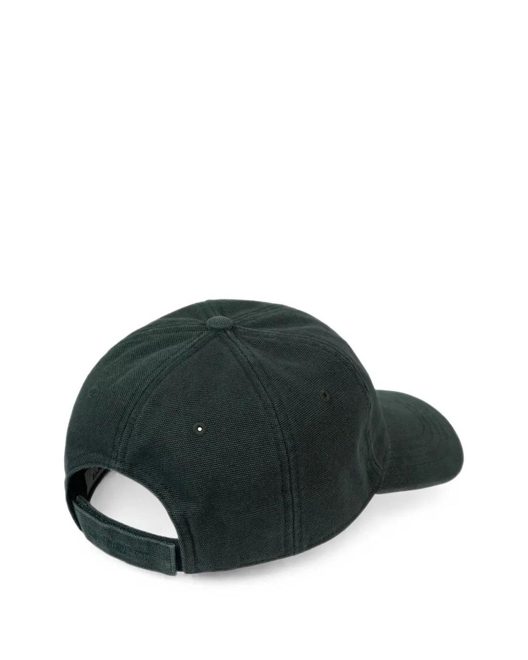 Carhartt Green Logo-Patch Canvas Cap for men