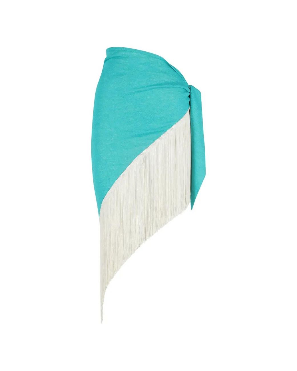 Alanui Blue Fringed Sarong