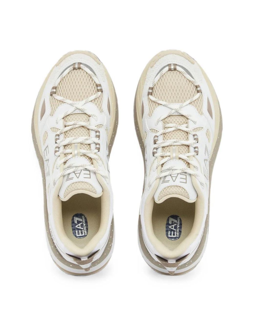 EA7 White Crusher Distance Sneakers