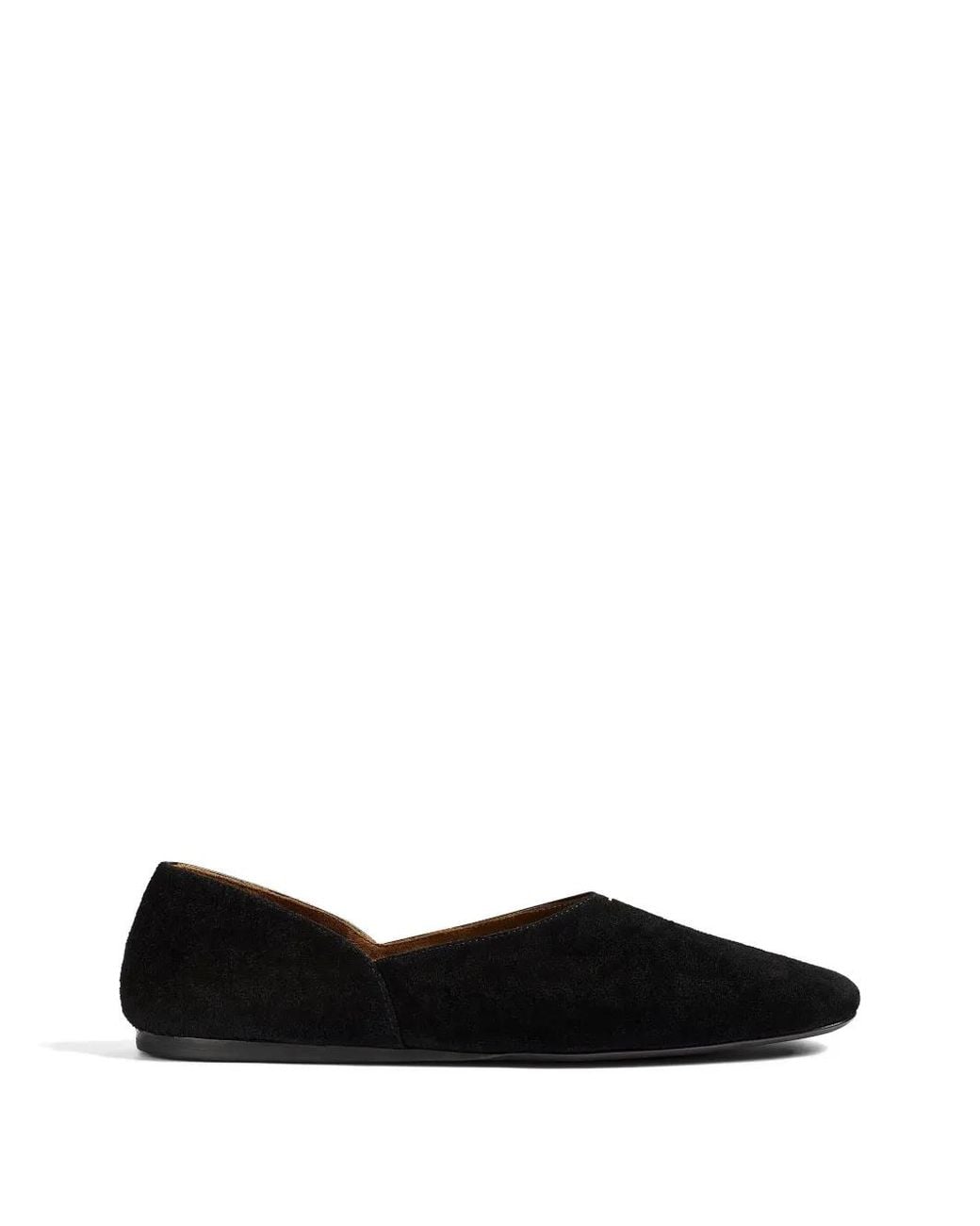 Khaite Black Jane Ballet Flats