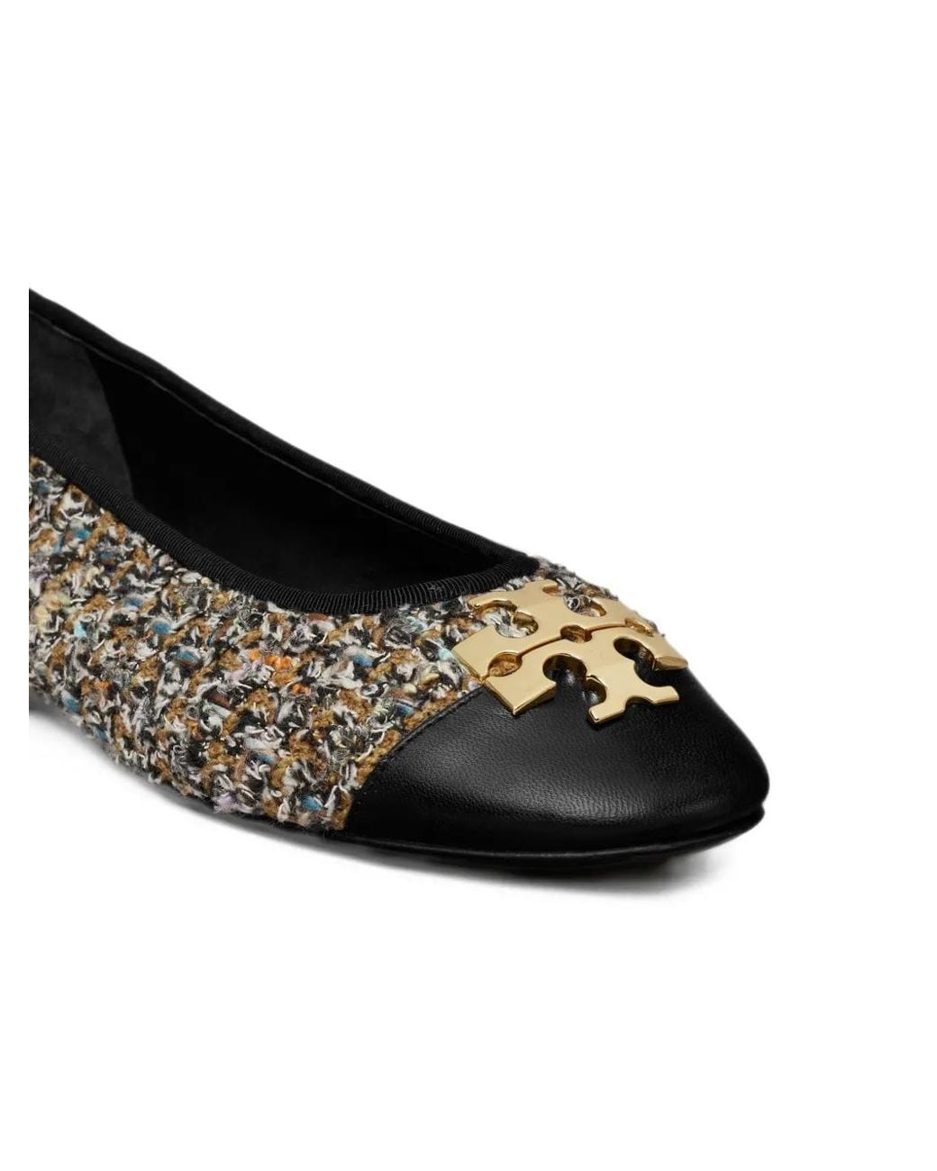 Tory Burch White Charlie Ballet Flats
