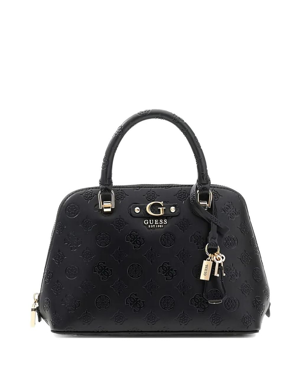 Guess Black Dita Logo Handbag