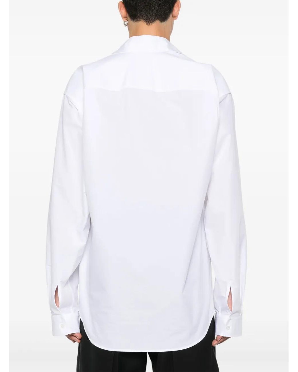 Balenciaga Shirt Met Kraag in het White