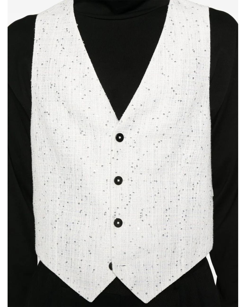 SAPIO Nº12A Gilet in het White