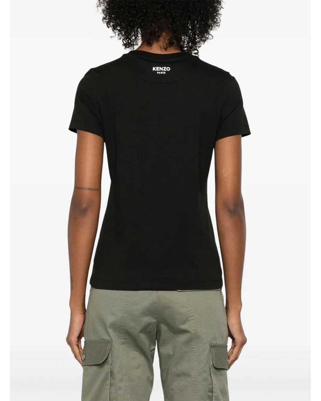 KENZO Black Kneoz Pop Cotton T-Shirt