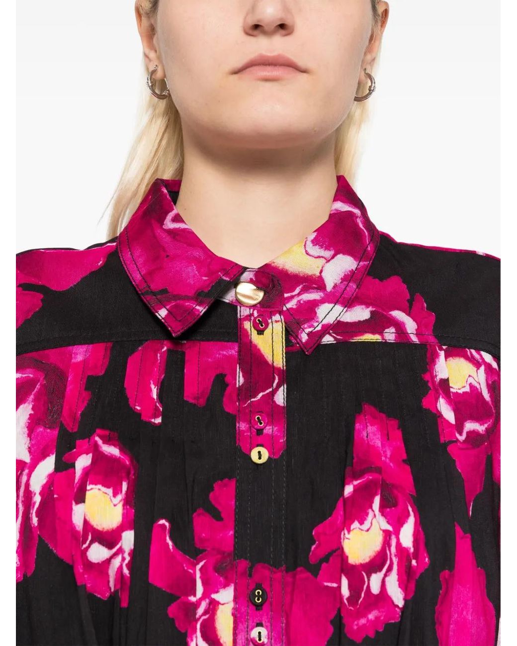 Aje. Lover Gauze Mini Dress in Pink | Lyst