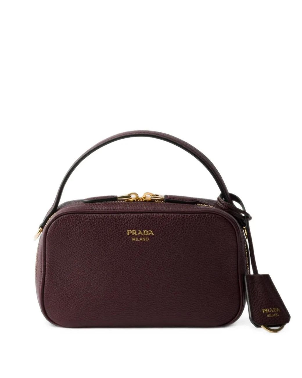 Prada Purple Odette Leather Mini-Bag