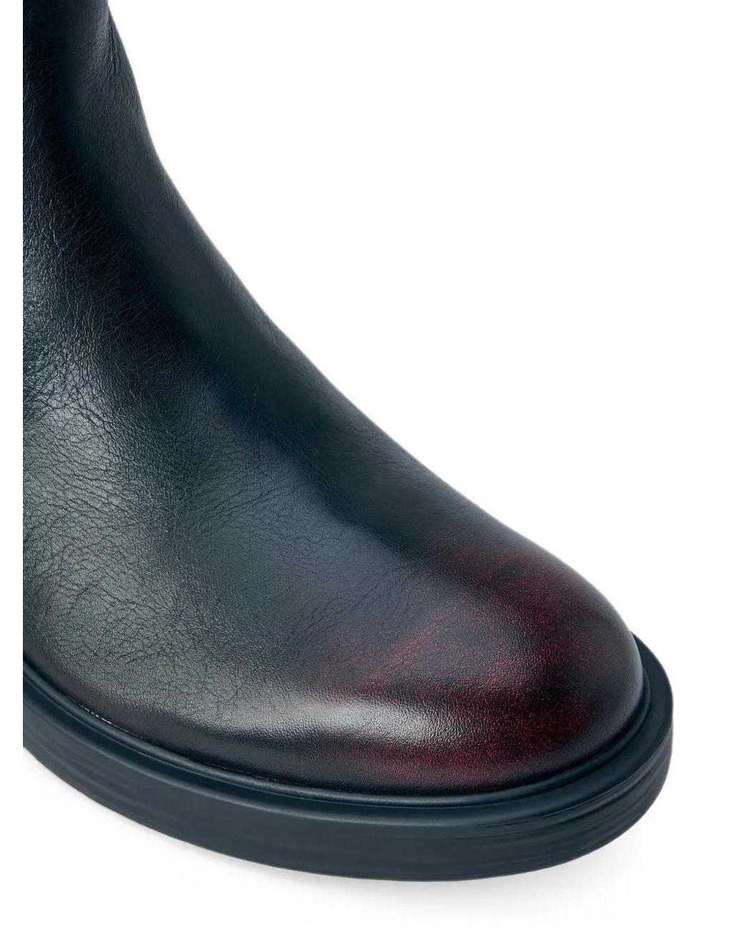 Camper Blue Dean Leather Chelsea Boots for men