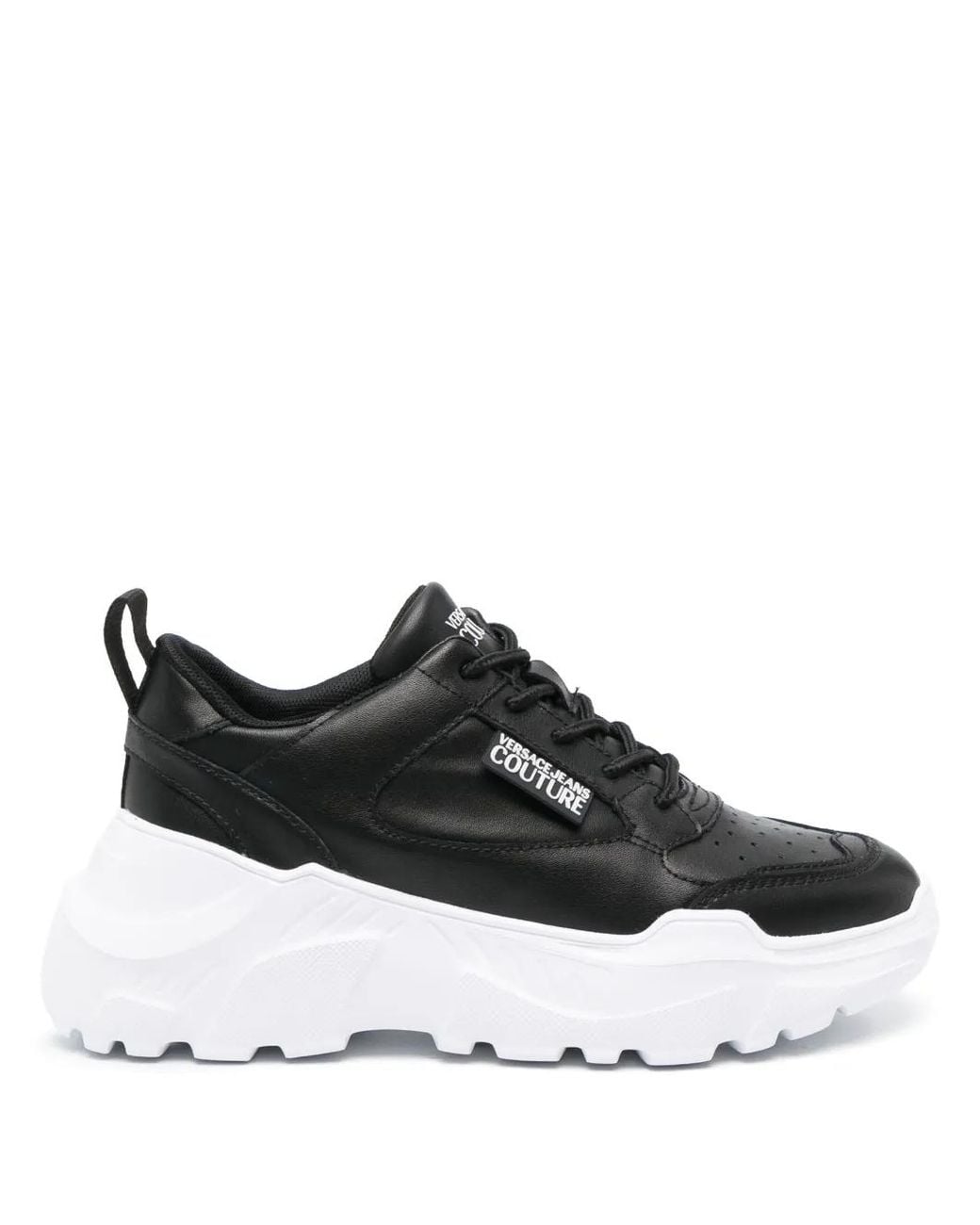 Versace Jeans Couture Black Sneakers With Logo