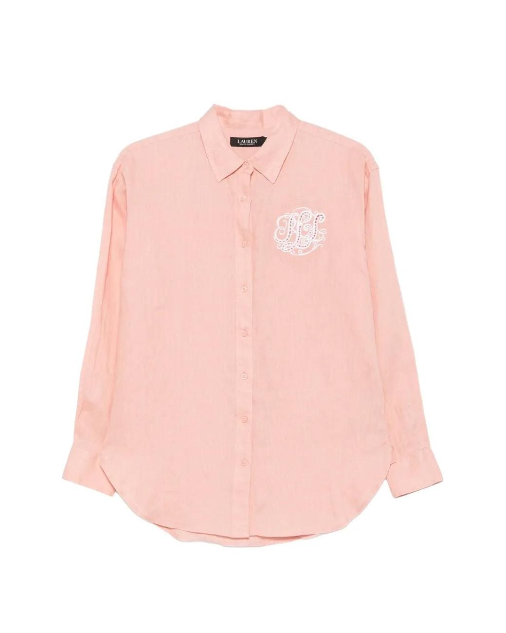 Ralph Lauren Pink Logo-Embroidered Shirt