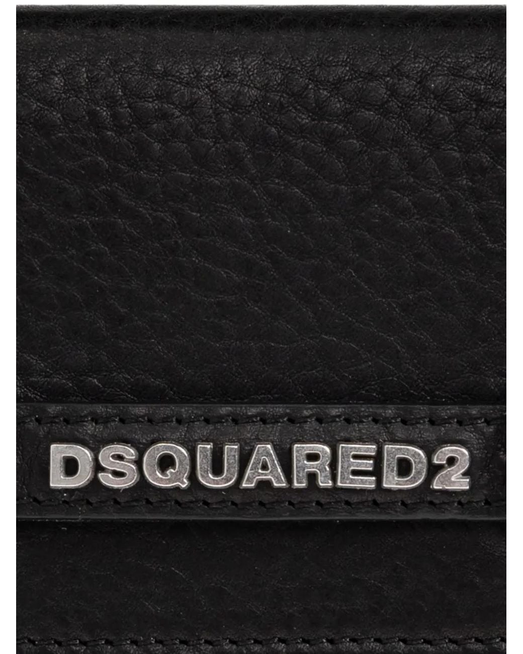 DSquared² Black Twin Trifold Wallet
