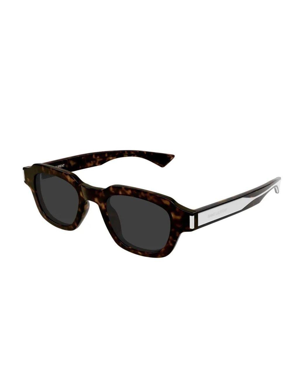 Saint Laurent Black Square-Frame Sunglasses