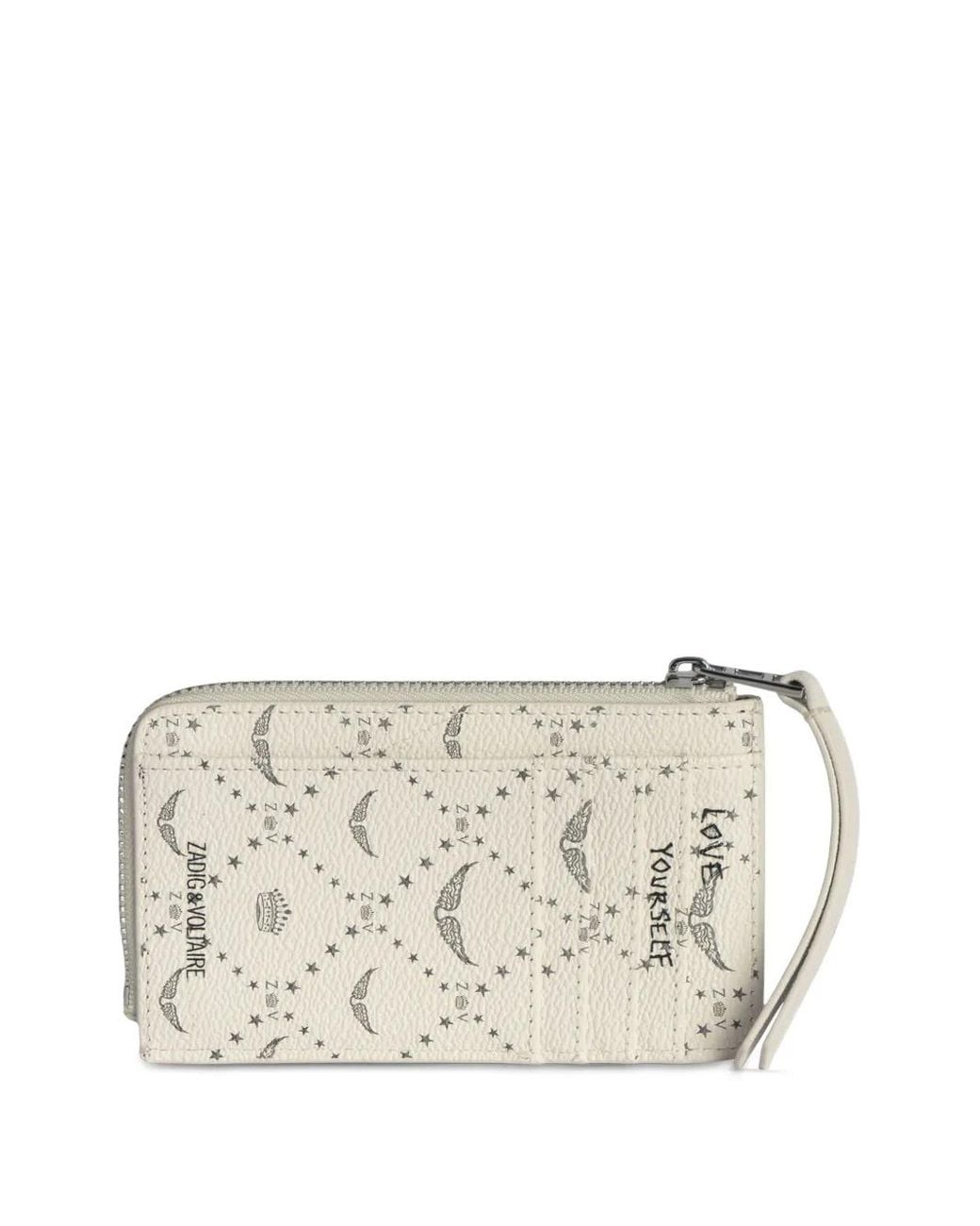 Zadig & Voltaire Natural Monogram Card Holder