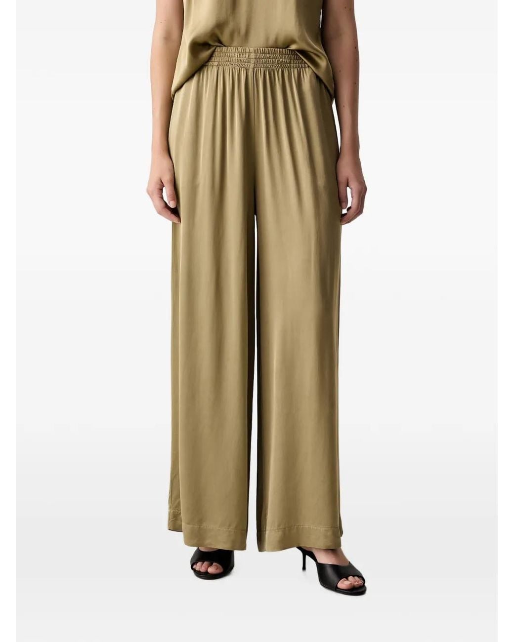 ViCOLO Natural Elasticated Palazzo Pants