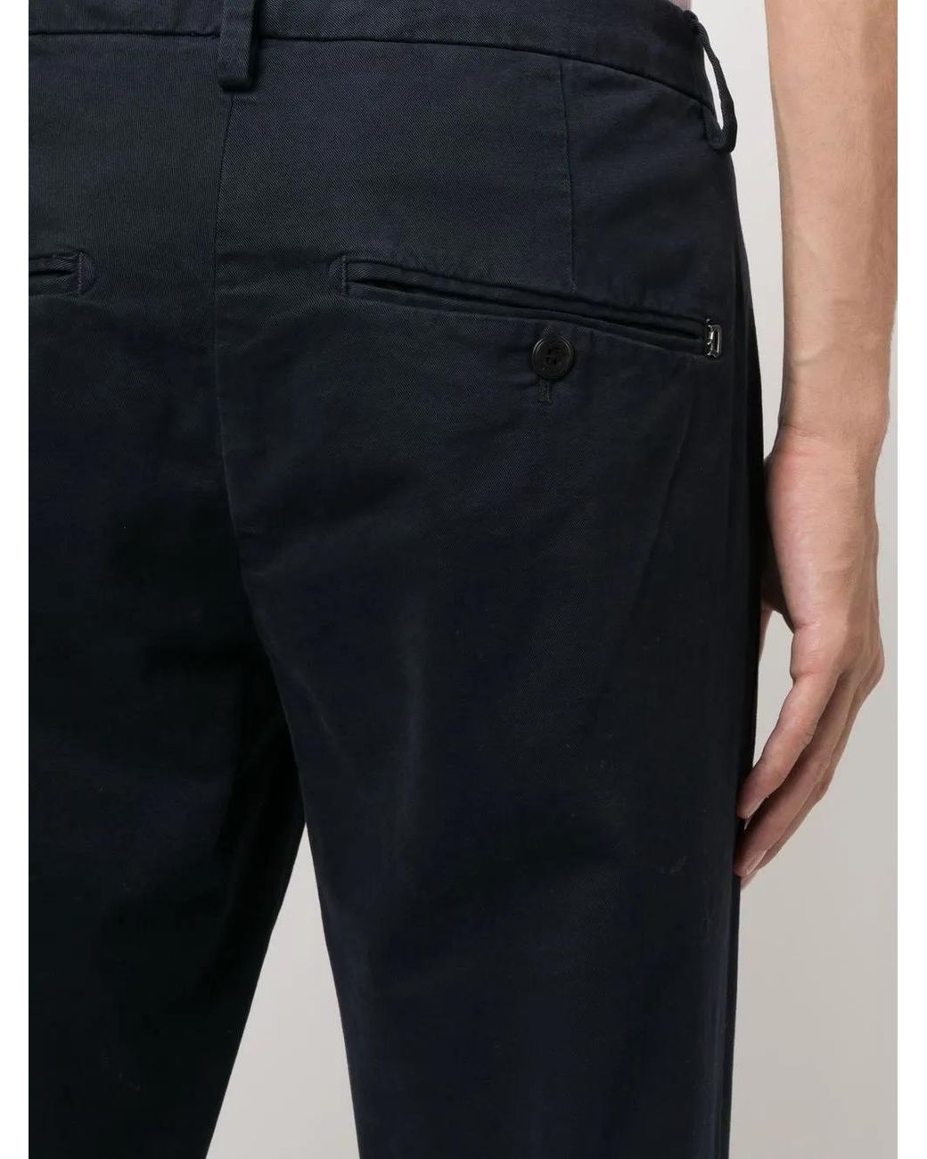 Dondup Blue Gaubert Trousers for men