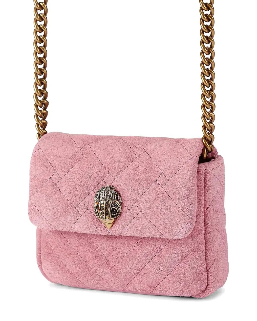 Kurt Geiger Pink Quilted Shoulder Bag