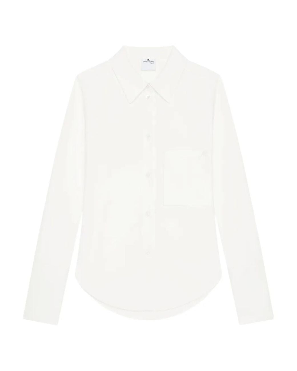 Courreges White Button-Up Shirt