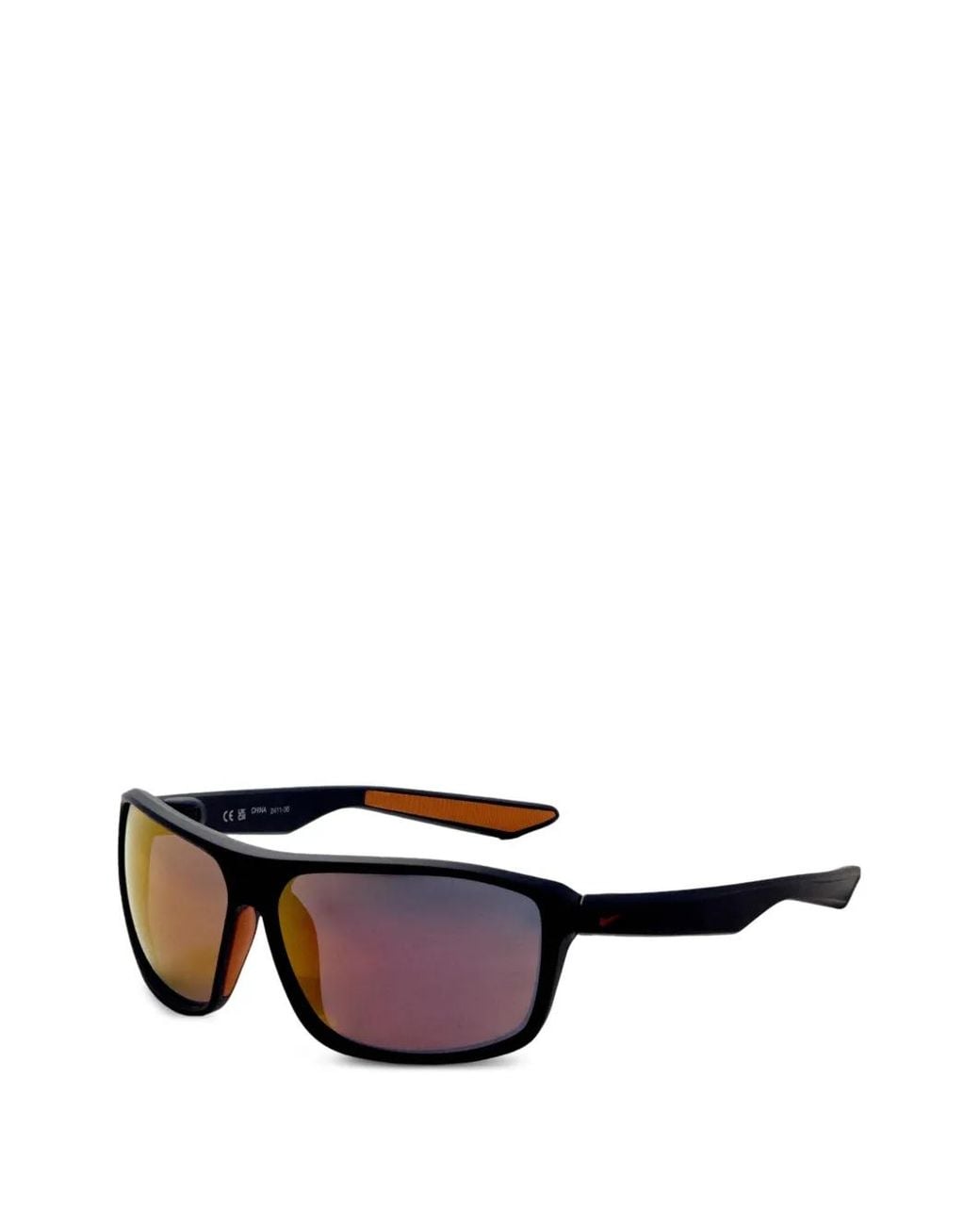Nike Black Premier Rectangle-Frame Sunglasses for men