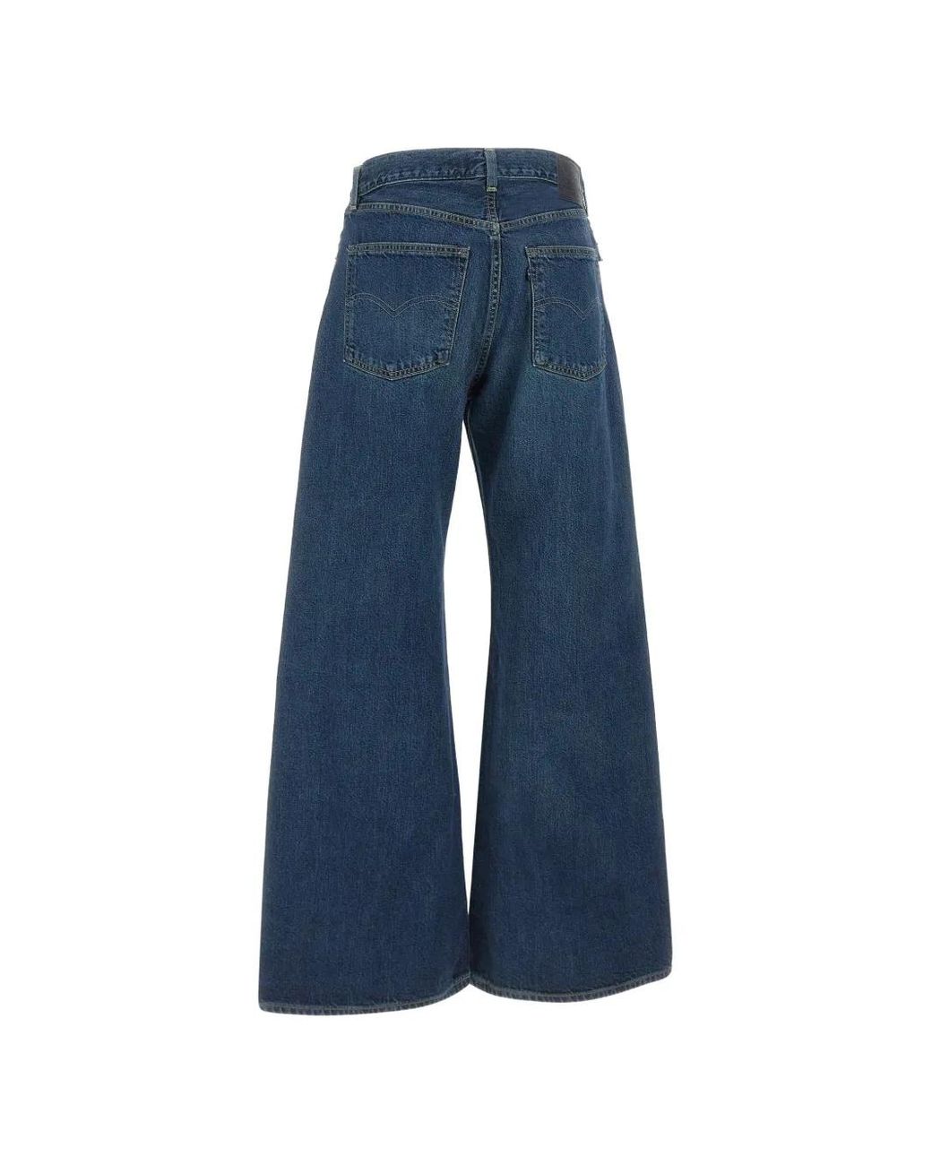 Levi's Blue Carve Five-Pocket Flared Jeans