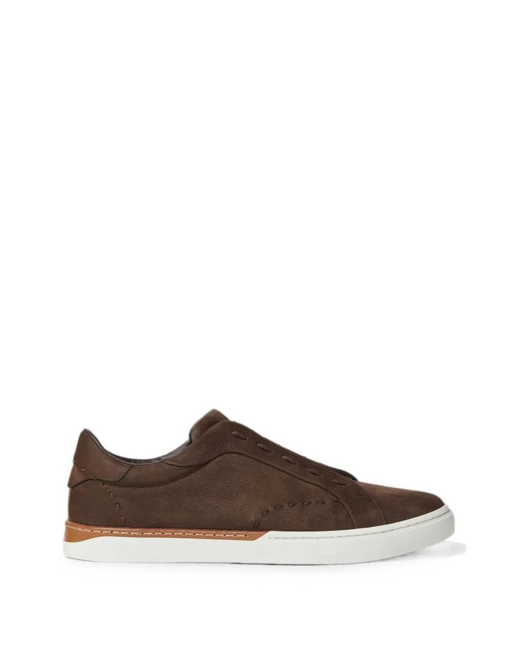 Fendi Brown City Sneakers for men