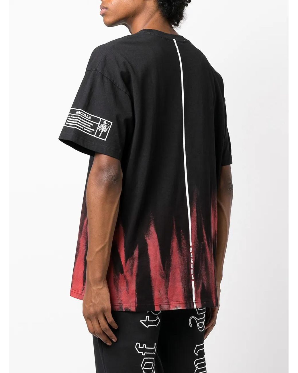 Haculla Black Logo-Print T-Shirt for men