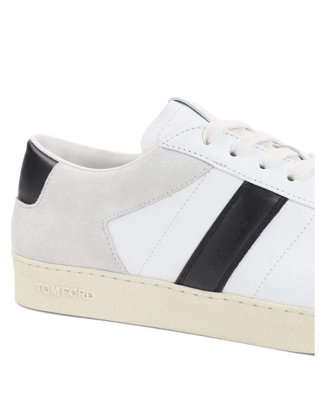 Tom Ford White Blake Low Sneakers for men