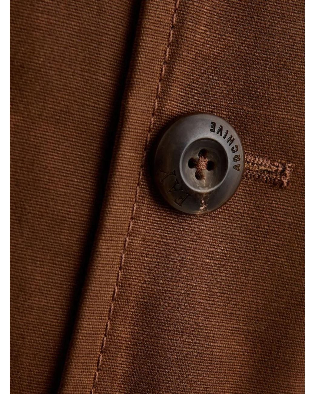 Chaqueta Con Cuello Fay de hombre de color Brown
