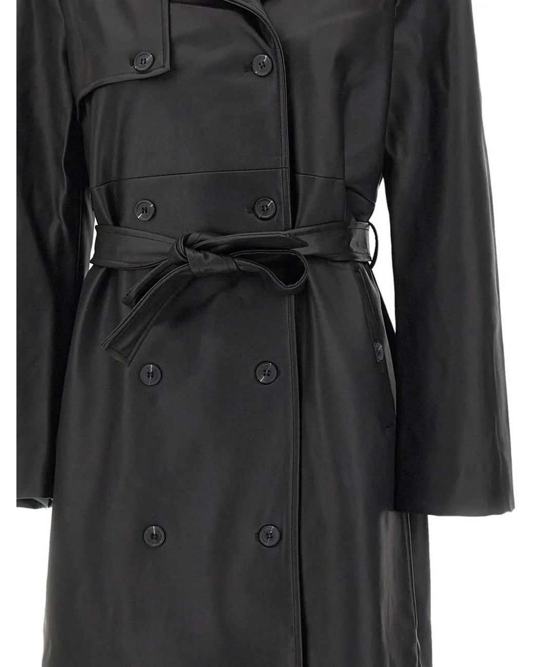 THE GARMENT Black Brooklyn Trench Double-Breasted Jacket