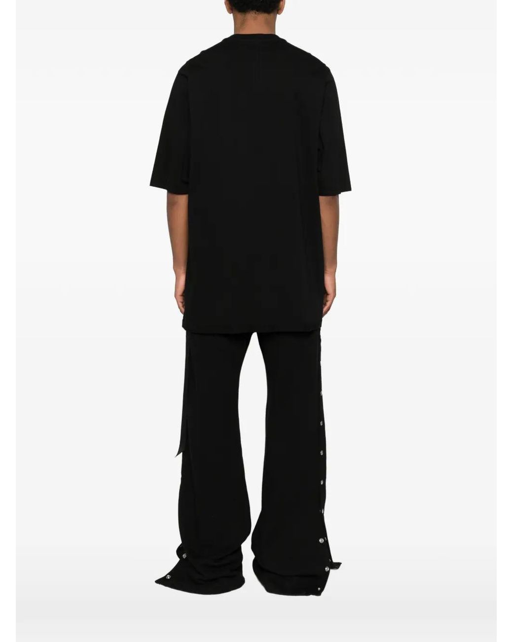 Rick Owens Black Temple Jumbo Ss T-Shirt for men