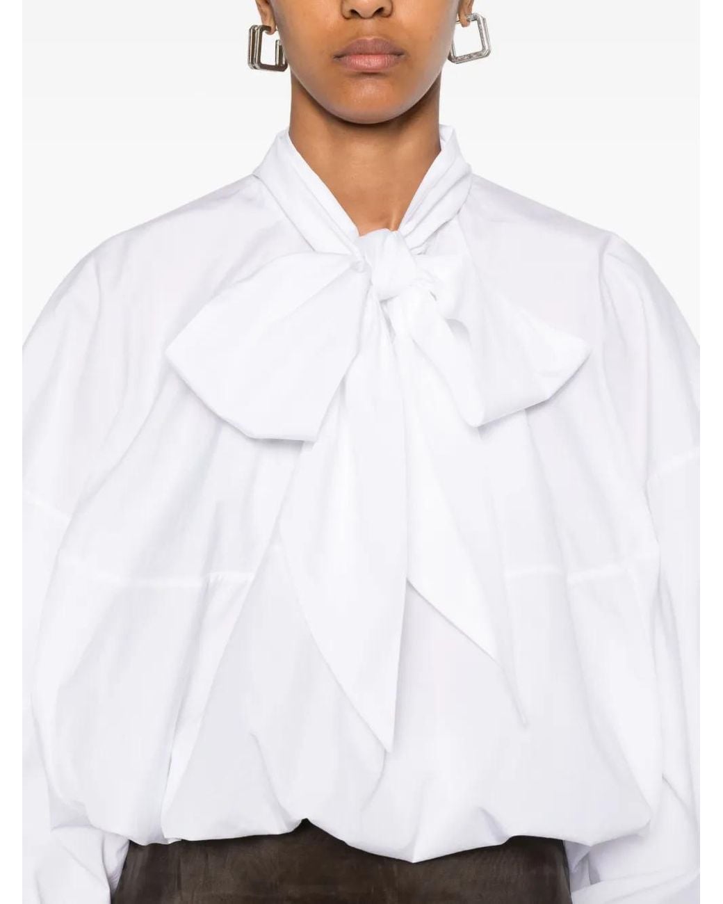 Viktor & Rolf White Bow-Detailed Blouse