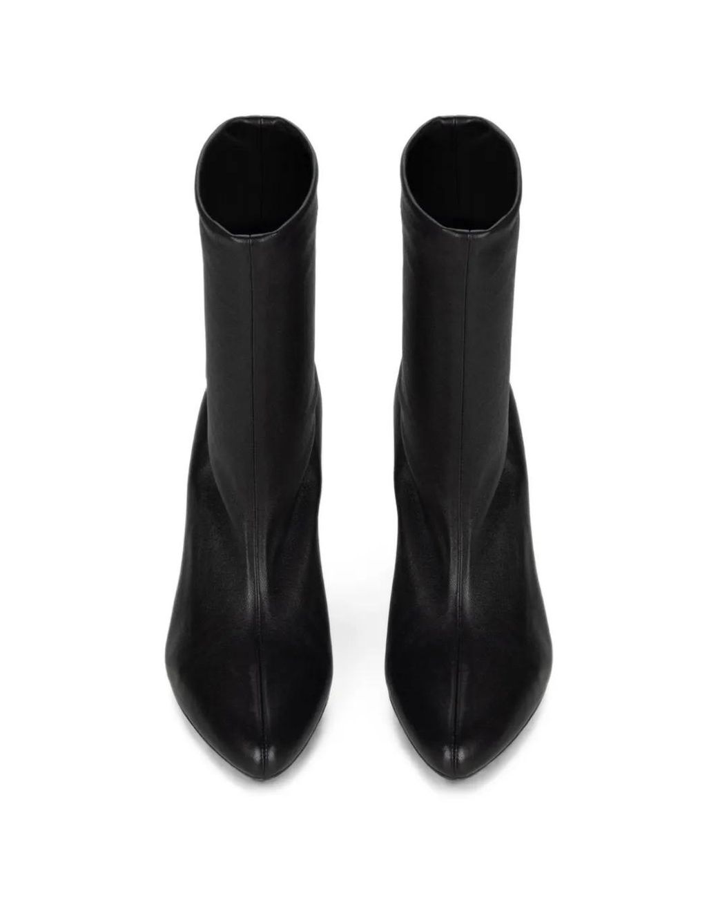 Victoria Beckham Black Harlow Stretch-Leather Boots