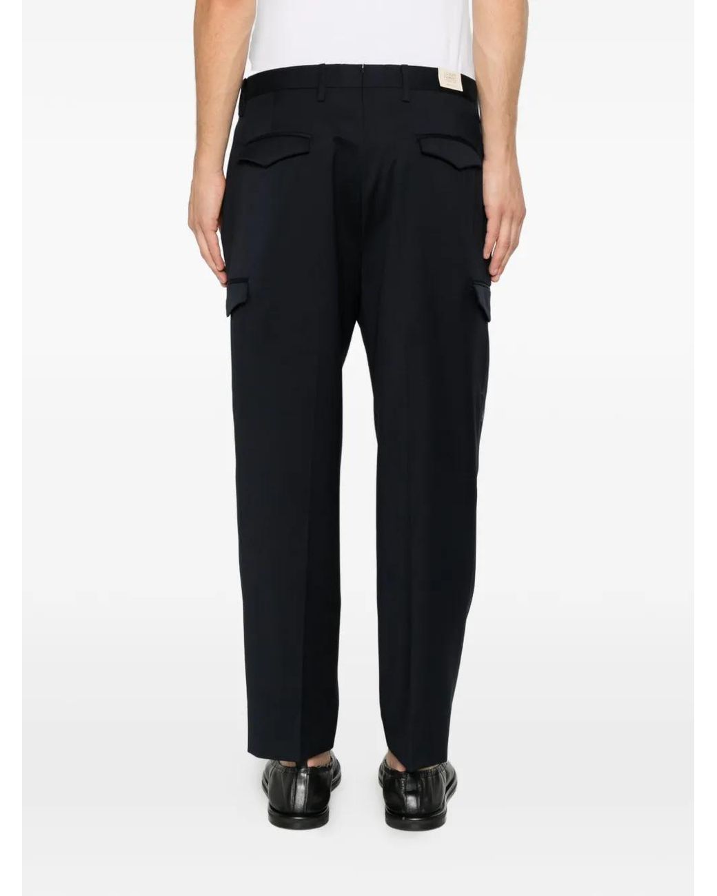Briglia 1949 Black Havanas Cropped Cargo Pants for men