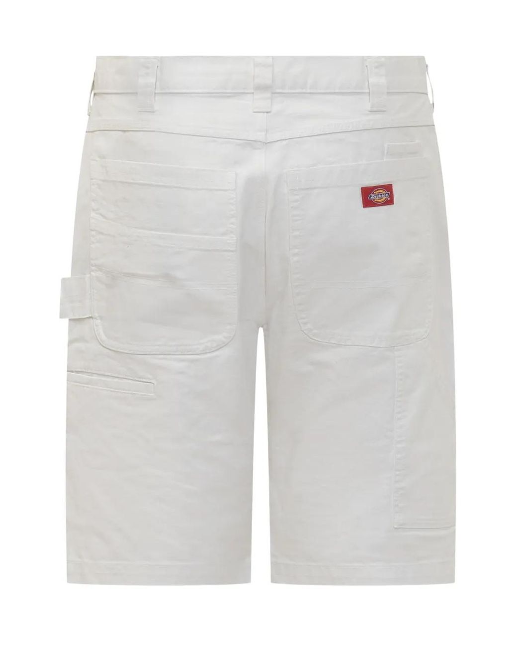 Dickies White Utility Shorts for men