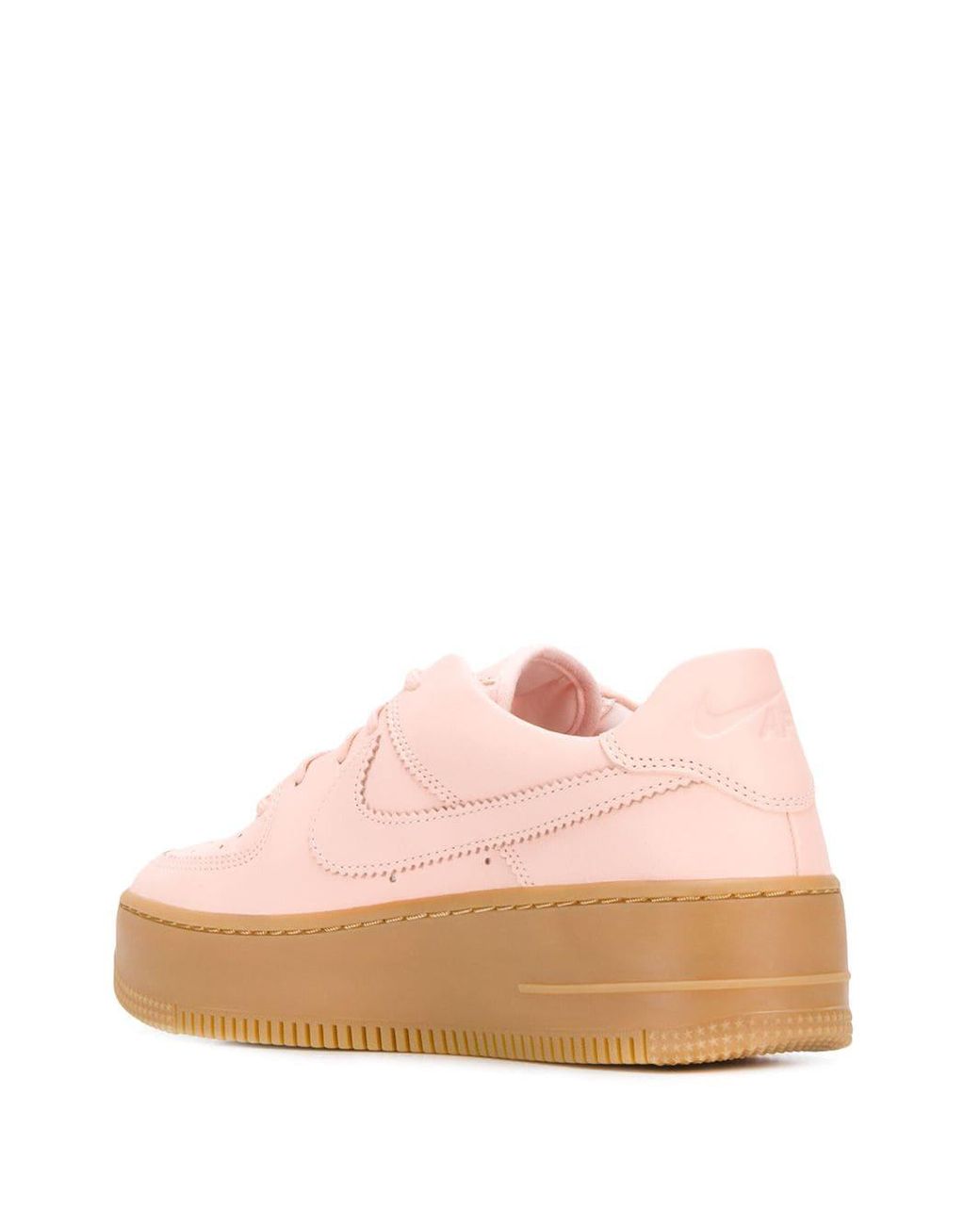 Nike Leather Air Force 1 Sage Low Lx Sneakers in Pink | Lyst