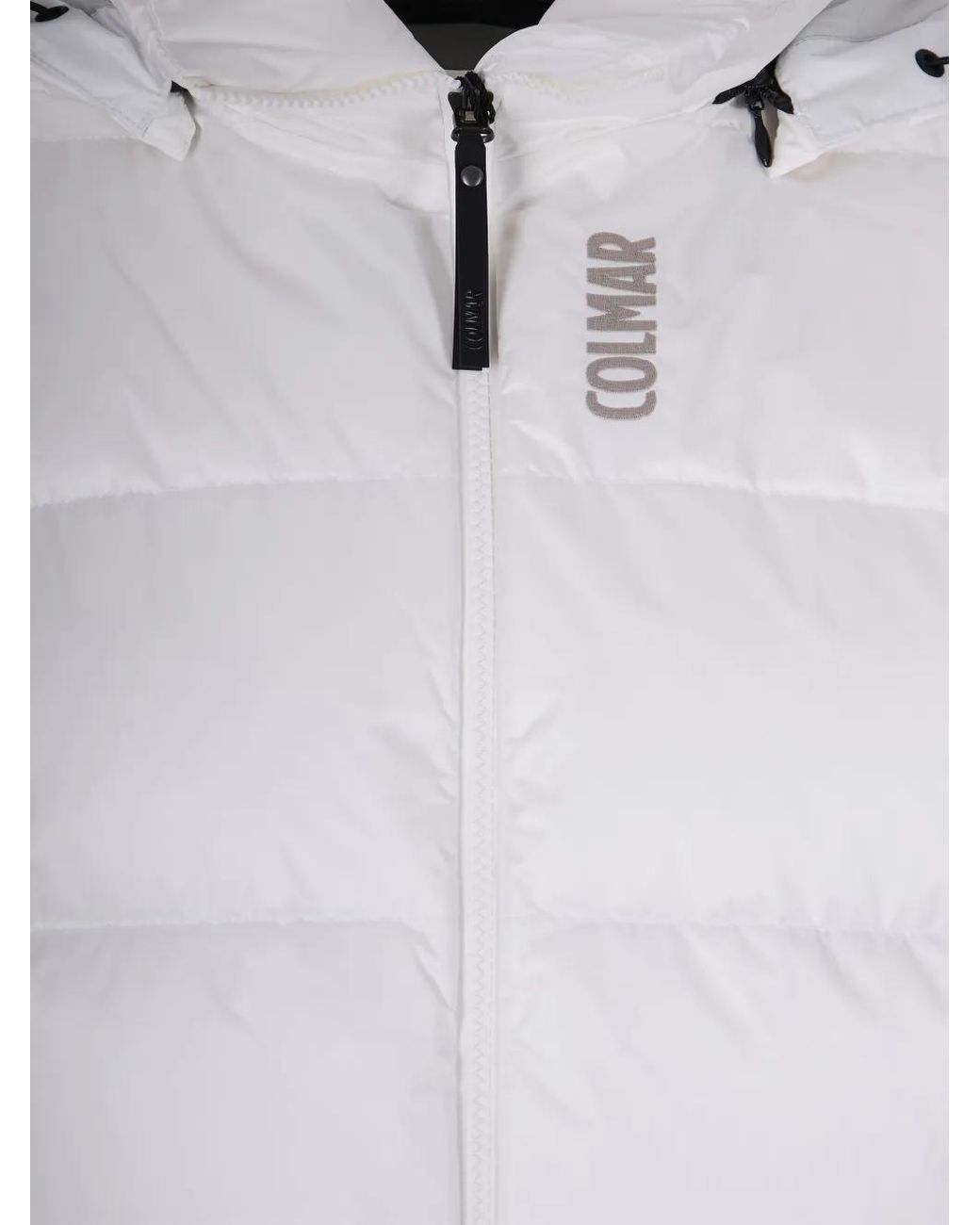 Colmar White Hooded Padded Ski Jacket