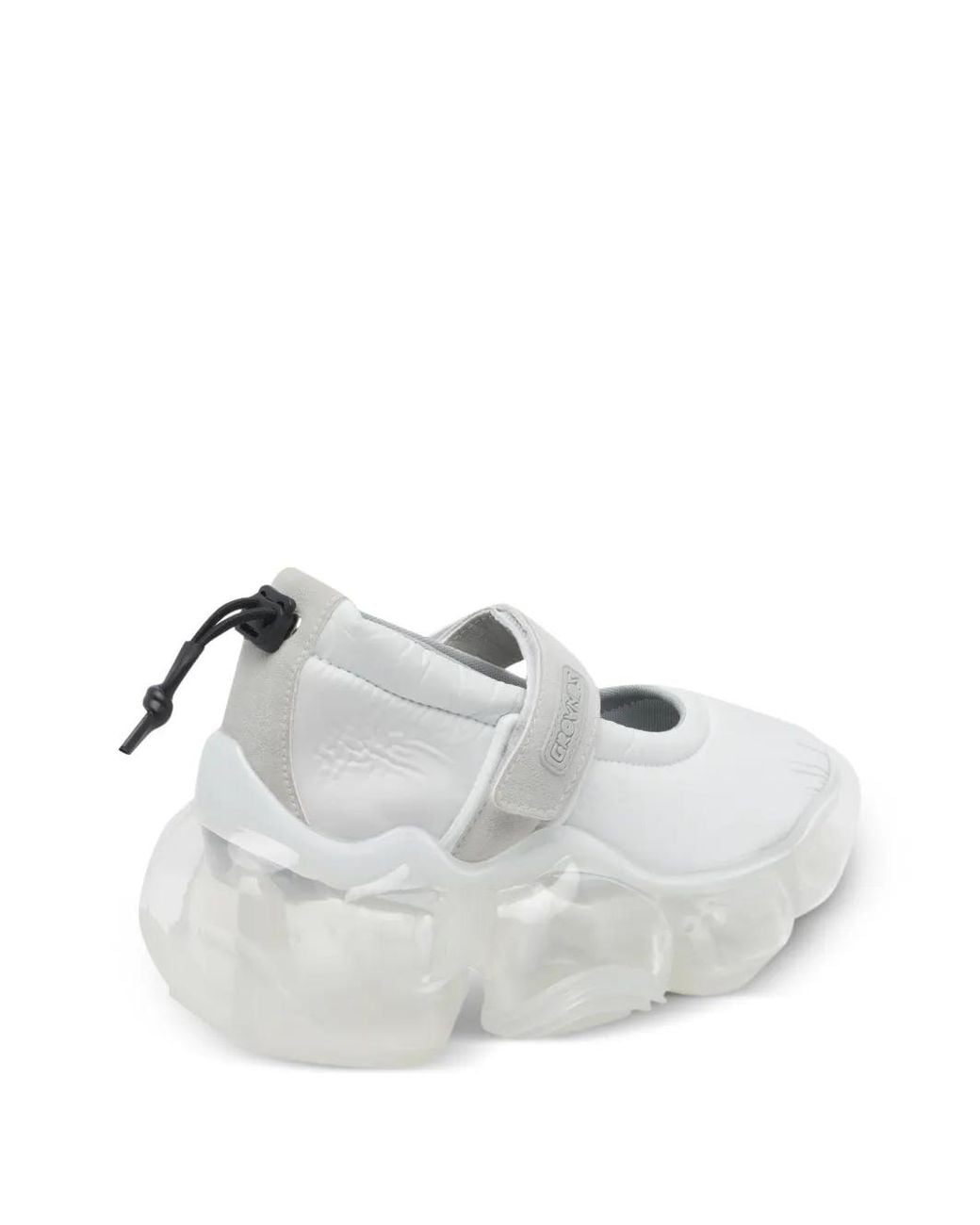 grounds White Moopie Round-Toe Sneakers