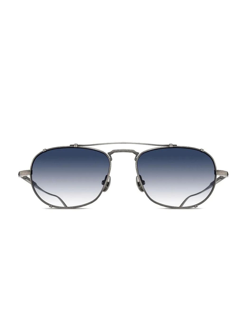 Matsuda Blue Double-Bridge Sunglasses