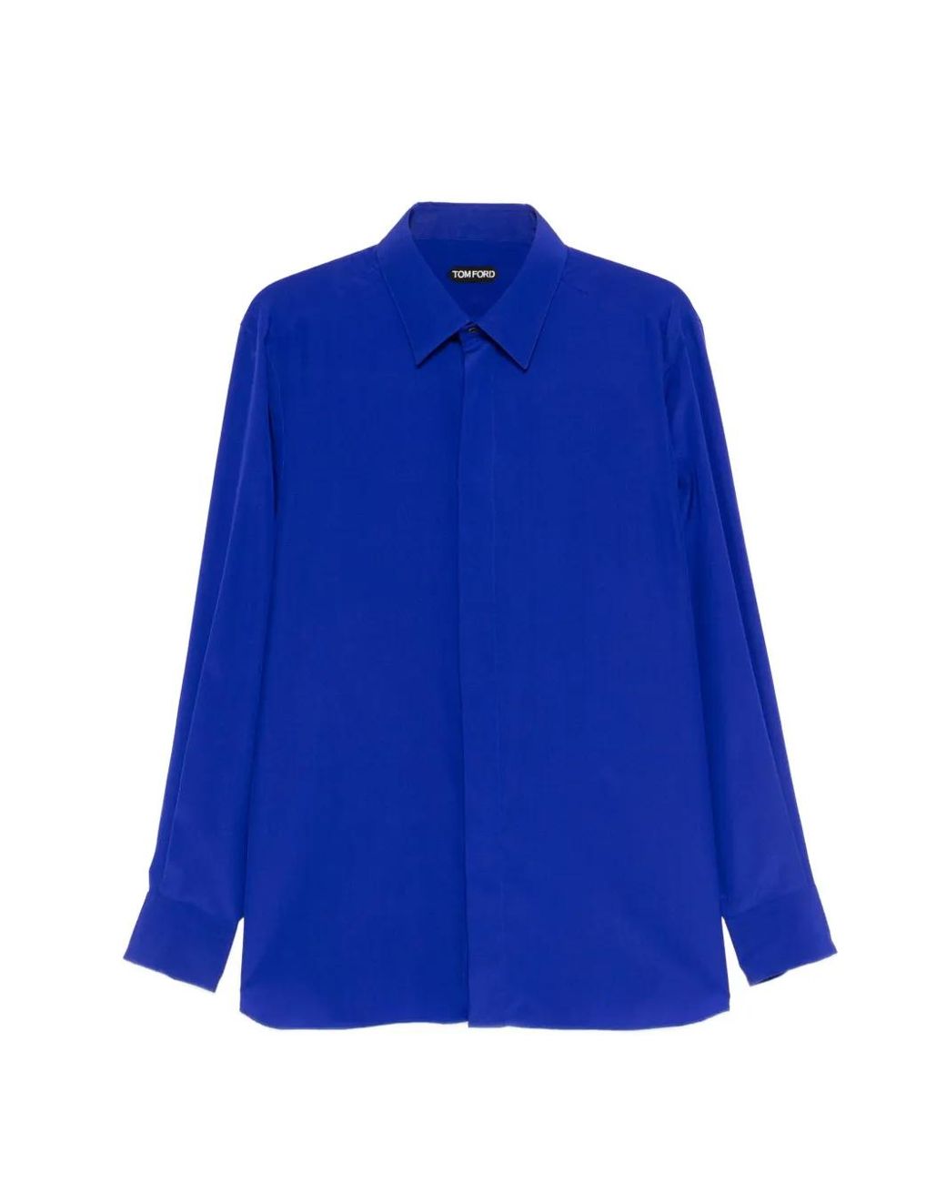 Tom Ford Blue Long-Sleeve Shirt for men