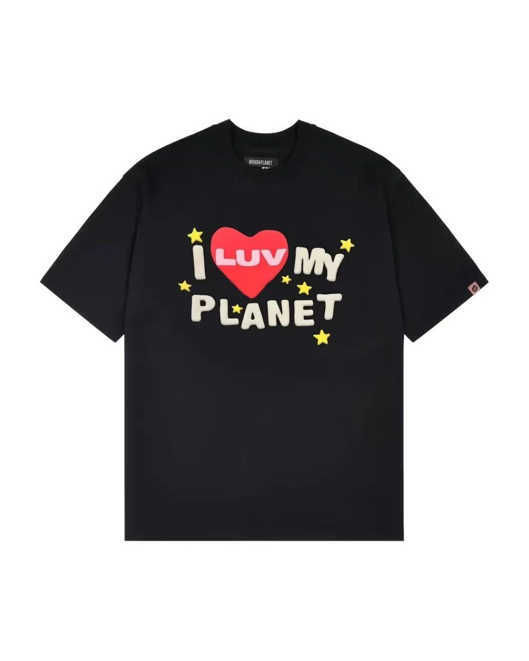 BROKEN PLANET Black Graphic T-Shirt