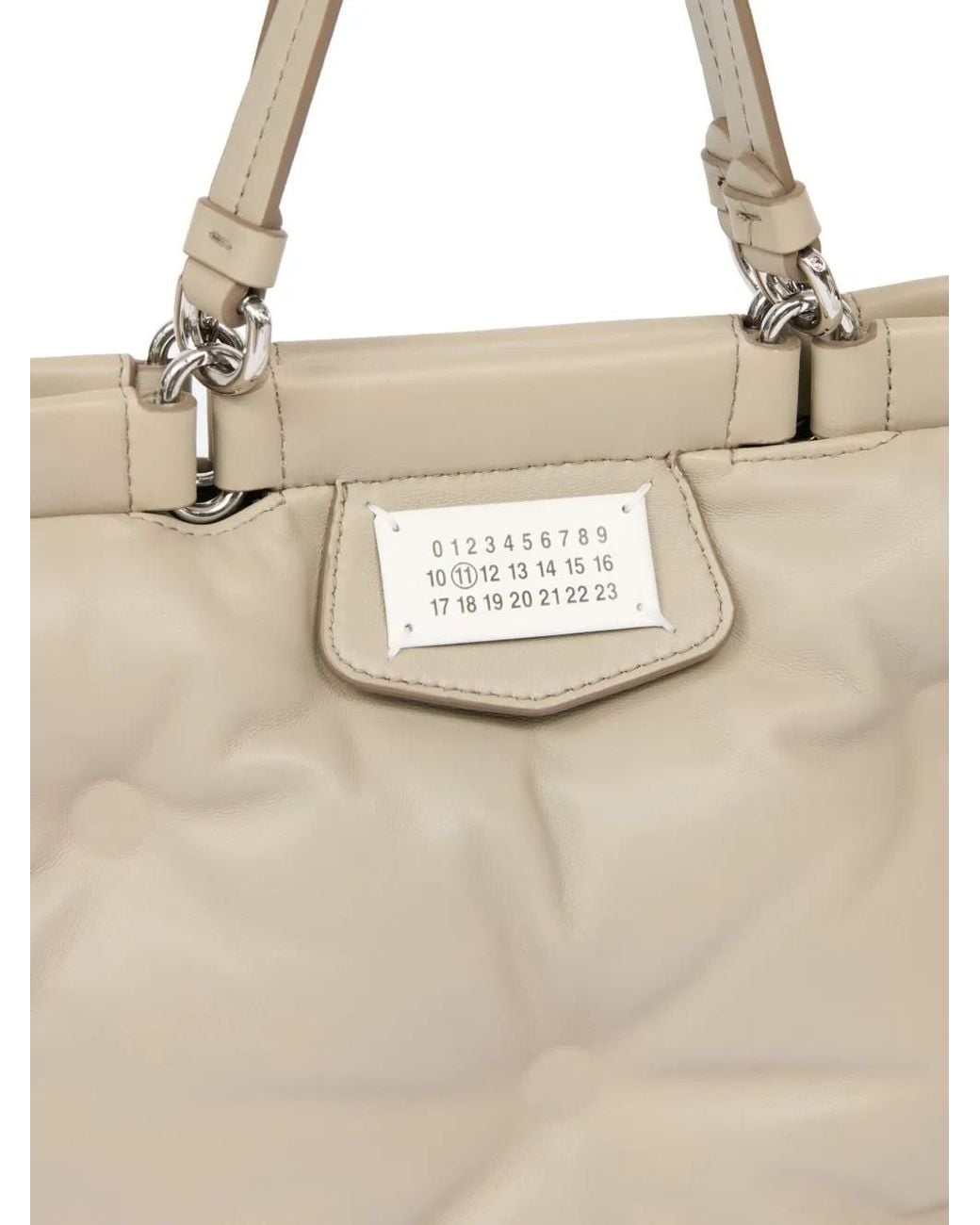 Maison Margiela Natural Small Glam Slam Tote Bag