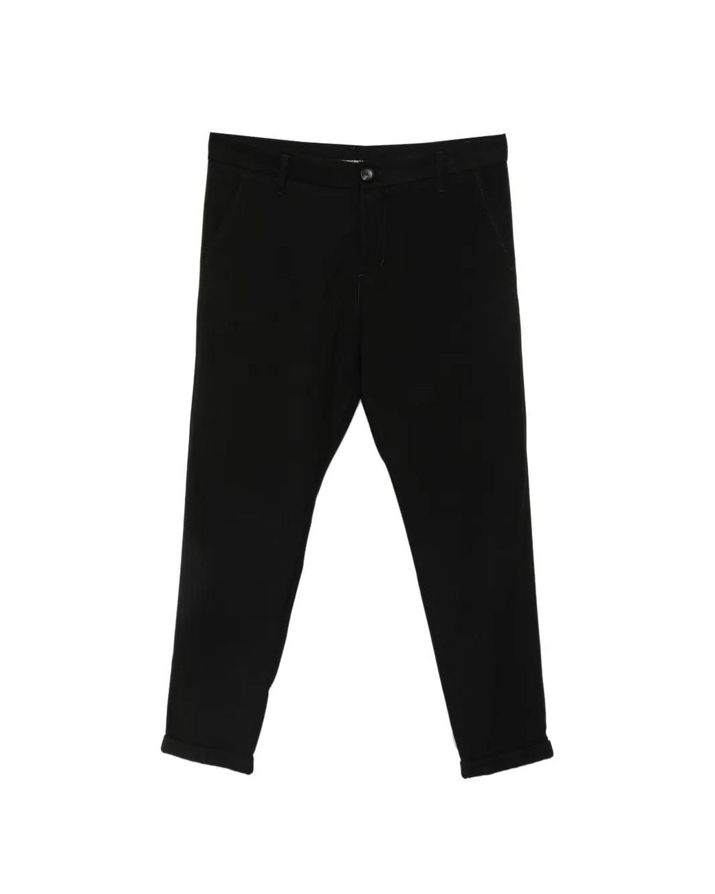 Imperial Black Pantalon Évasé À Boutonnière for men