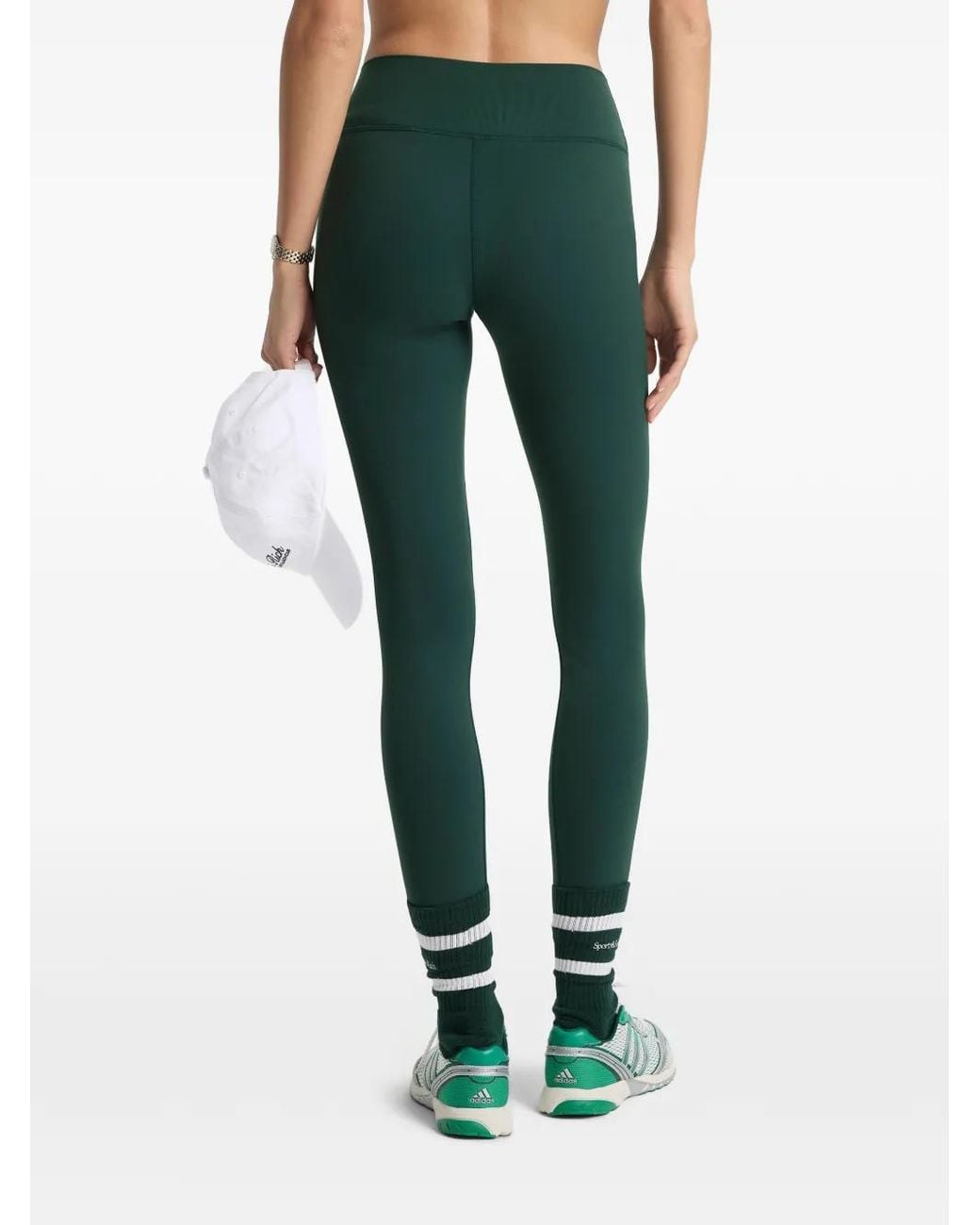 Sporty & Rich Green Logo Performance Trousers