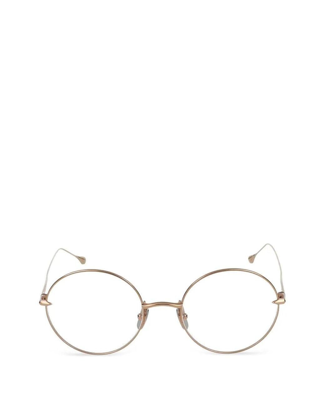 Occhiali Tondi Dita di Dita Eyewear in Natural