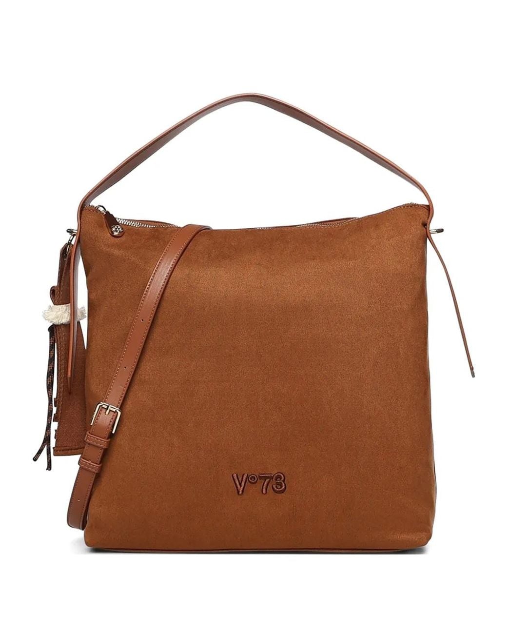 Bolso De Hombro Danielle V73 de color Brown