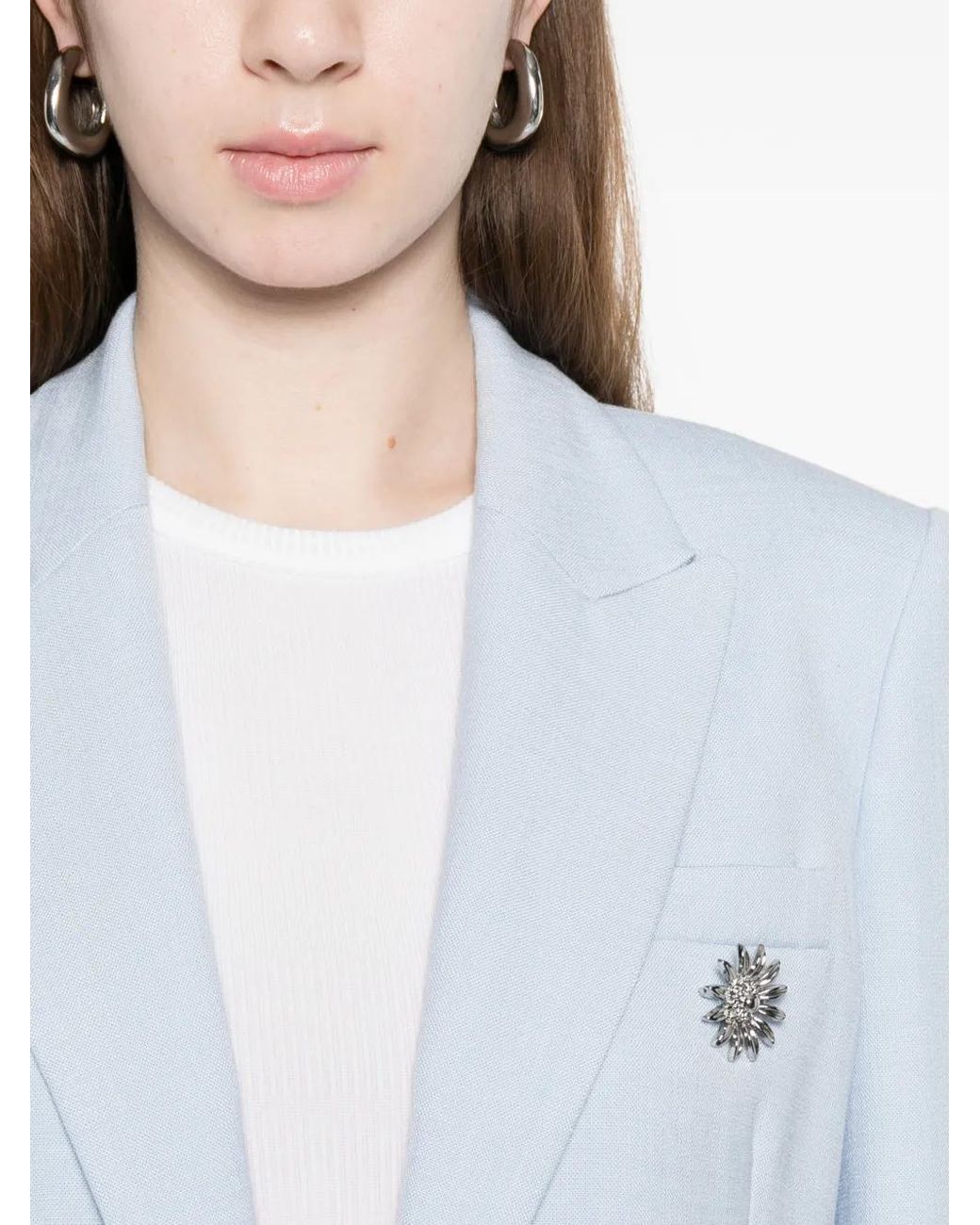 Maje Blue Klassischer Smoking-Blazer
